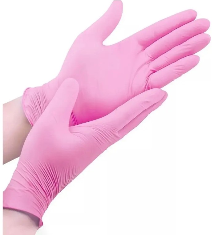 Guante Nitrilo Rosa XS - S - M