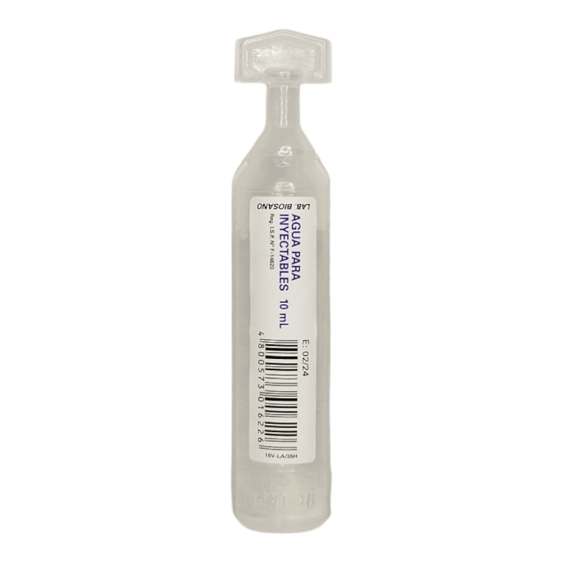 Agua Para Inyectables 10ml Pack 10un