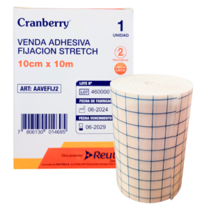 Venda Adhesiva Fijación Stretch 10Cm X 10Mts